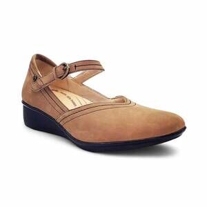 NEW REVERE women's narita mary jane shoe - medium width in toffee